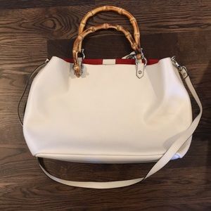 White handbag